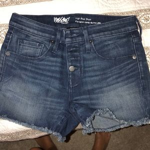 High waisted shorts